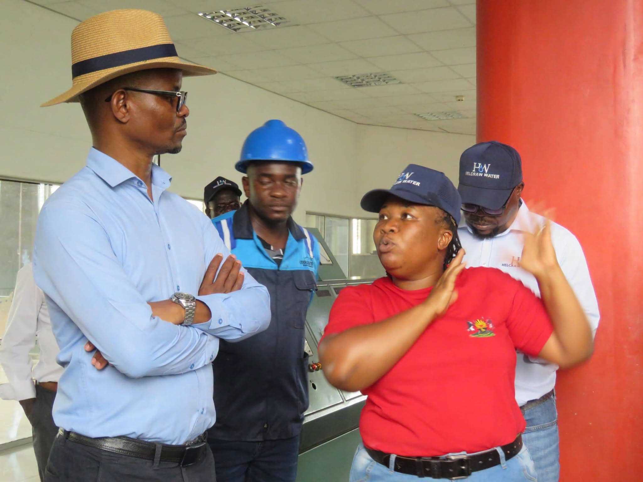 ZIDA Officials Tour Morton Jaffray Water Works to Appreciate Harare-Helcraw Water Partnership